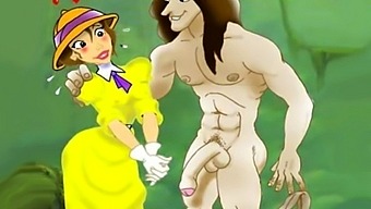 Animated Tarzan And Jane'S Wild Group Sex Adventure