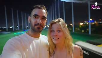 Amateur Couple Goes Wild On The Golf Course - Sammmnextdoor Date Night #25